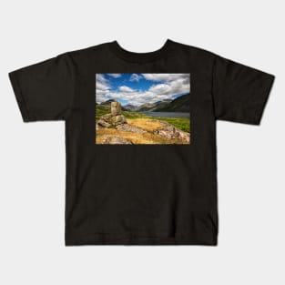 Scafell over Wastwater Kids T-Shirt